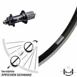 26 Zoll Hinterrad Ryde Andra 35 Felgenbremse KX-GS Hinterradnabe