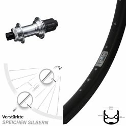 28-29 Zoll Hinterrad Ryde Andra 30 Disc Centerlock KX-G/S Nabe 12x142 Mm