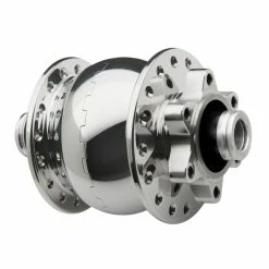 Son 28-12-SL Nabendynamo Disc 6-Loch 12x100 Silbern Poliert Steckerlos