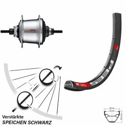 Dt-swiss 27,5 Zoll Hinterrad DT Swiss E533 Shimano SGC3001 7-Gang Disc