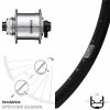 Nabendynamolaufrad Shimano DH-UR708-3D Steckachse Ryde Andra 30 Disc 26 Zoll Centerlock
