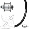 26 Zoll Ryde Andra 29-559 ETRTO Vorderrad Shimano DH-UR708-3D Centerlock Silbern