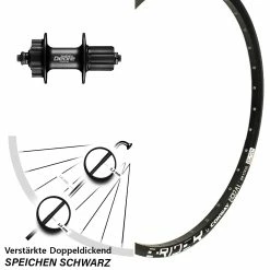 Mach1 26 Zoll Hinterrad Shimano Deore FH-M525A Mach 1 Magma Für Schnellspanner
