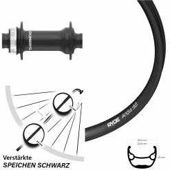 Shimano HB-MT410 Ryde Andra 321 Laufrad 28-29 Zoll Centerlock