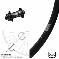 KX-E Nabe 15x100 Mm Centerlock Ryde Andra 30 Disc Vorderrad 28-29 Zoll Für Steckachse