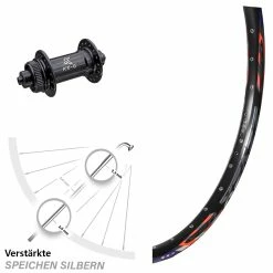26 Zoll Vorderrad KX-G Schnellspanner DRC ZZYZX 28-559 ETRTO Disc Centerlock