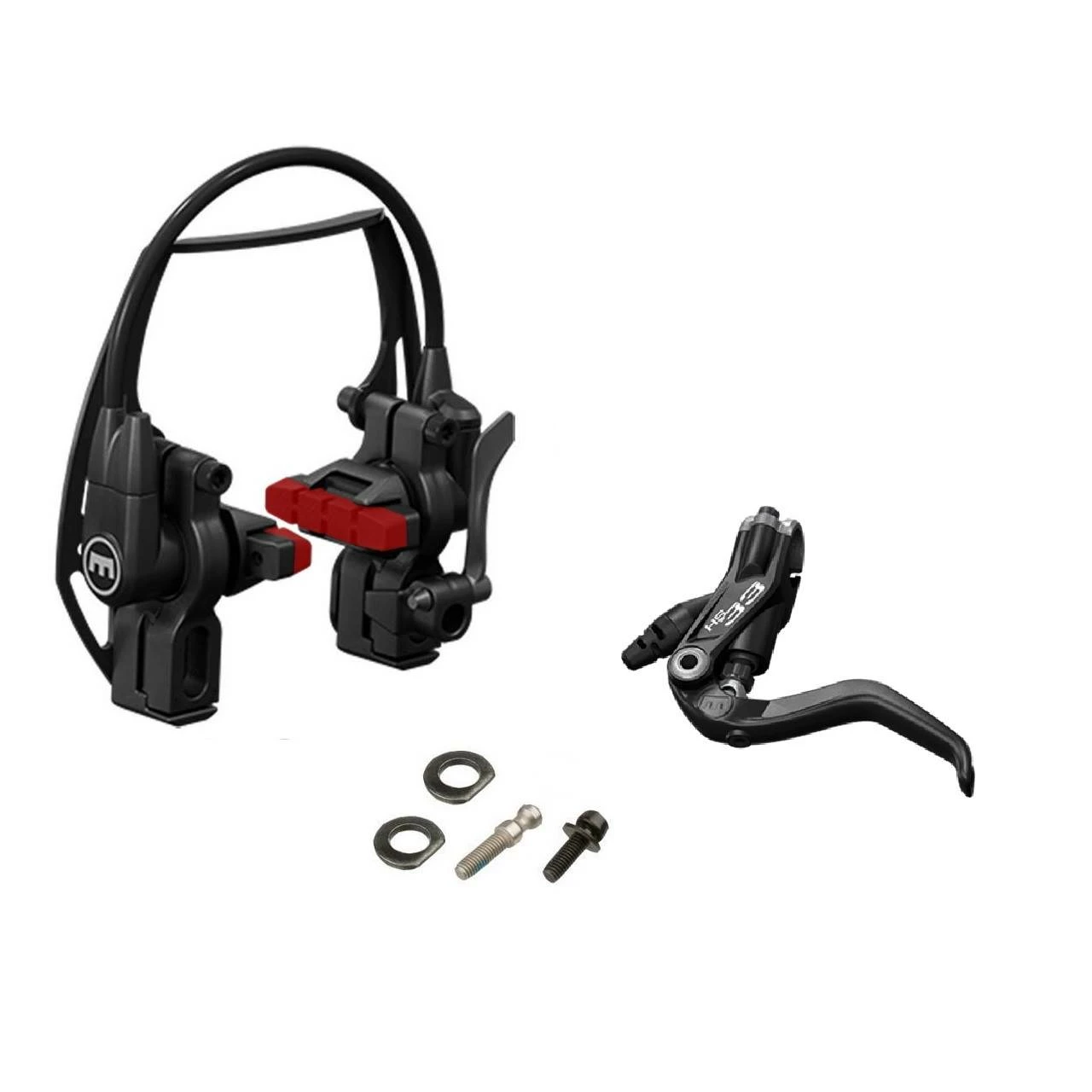 Magura HS33 R Bremse Schwarz 550 Mm Rote Beläge 1 Magura HS33 R Bremse Schwarz 550 Mm Rote Beläge